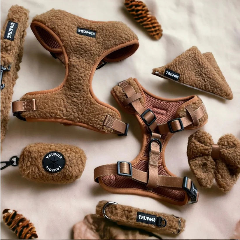 Adjustable harness - Teddy Chocolate