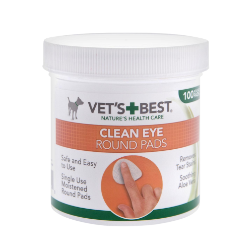 Vets Best Clean cotton pads for eye care