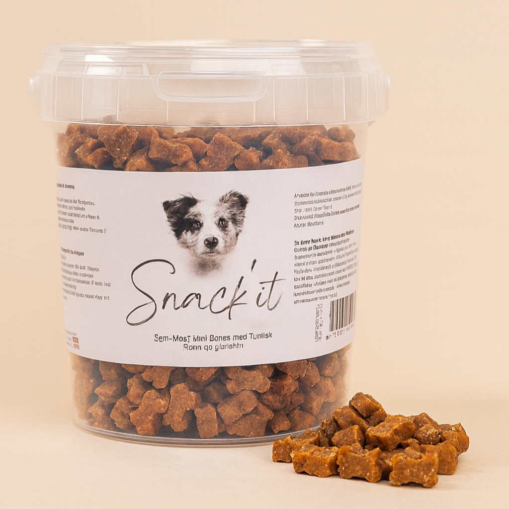 Snack'it Semi-Moist Mini Bones m. Tun 500g