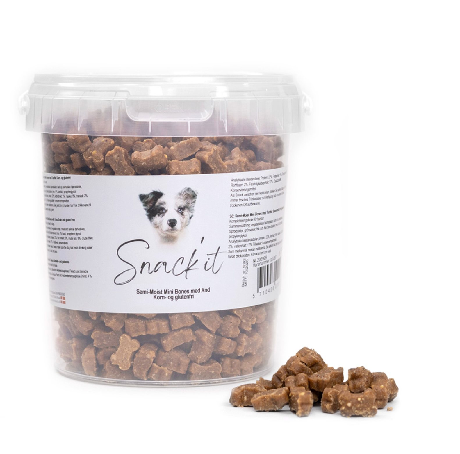 Snack’it Semi-Moist Mini Bones med And 500 g